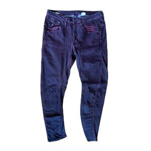 G-STAR RAW Maroon Arc 3D BTN Low Boyfriend Denim Jeans Pants   Women's Size 26